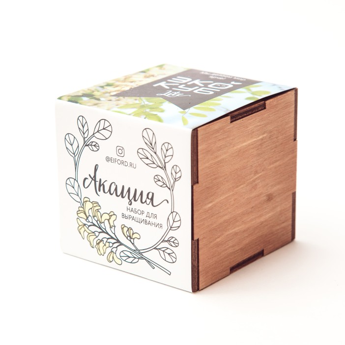 Набор для выращивания &quot;Экокуб Magicme&quot; - Акация 