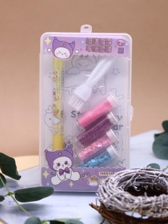 Клеевая ручка с блестками 4 цвета &quot;Magic Lulu&quot;, yellow