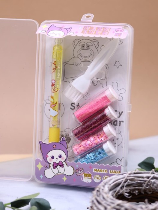 Клеевая ручка с блестками 4 цвета &quot;Magic Lulu&quot;, yellow 