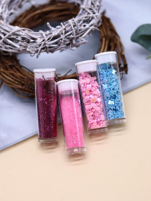 Клеевая ручка с блестками 4 цвета &quot;Magic Lulu&quot;, yellow 