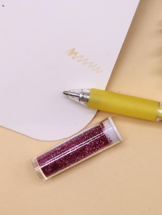 Клеевая ручка с блестками 4 цвета &quot;Magic Lulu&quot;, yellow 