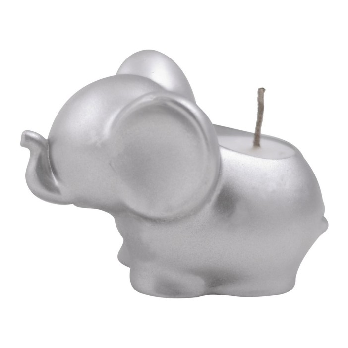 Свеча декоративная с подсвечником &quot;Слоник&quot; (11х8,5х7,5см) 